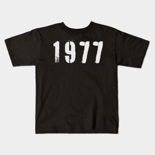1977 Kids T-Shirt by n23tees